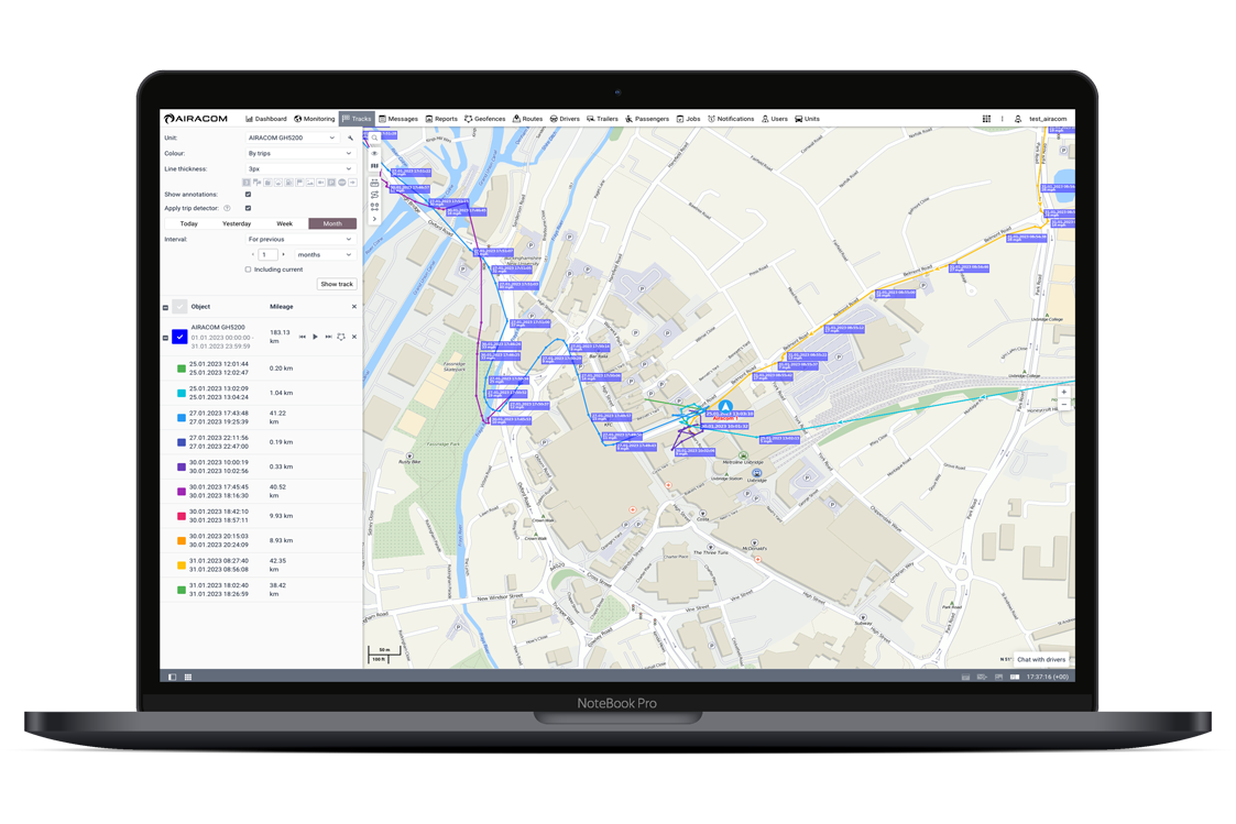 Airacom Fleet Tracking