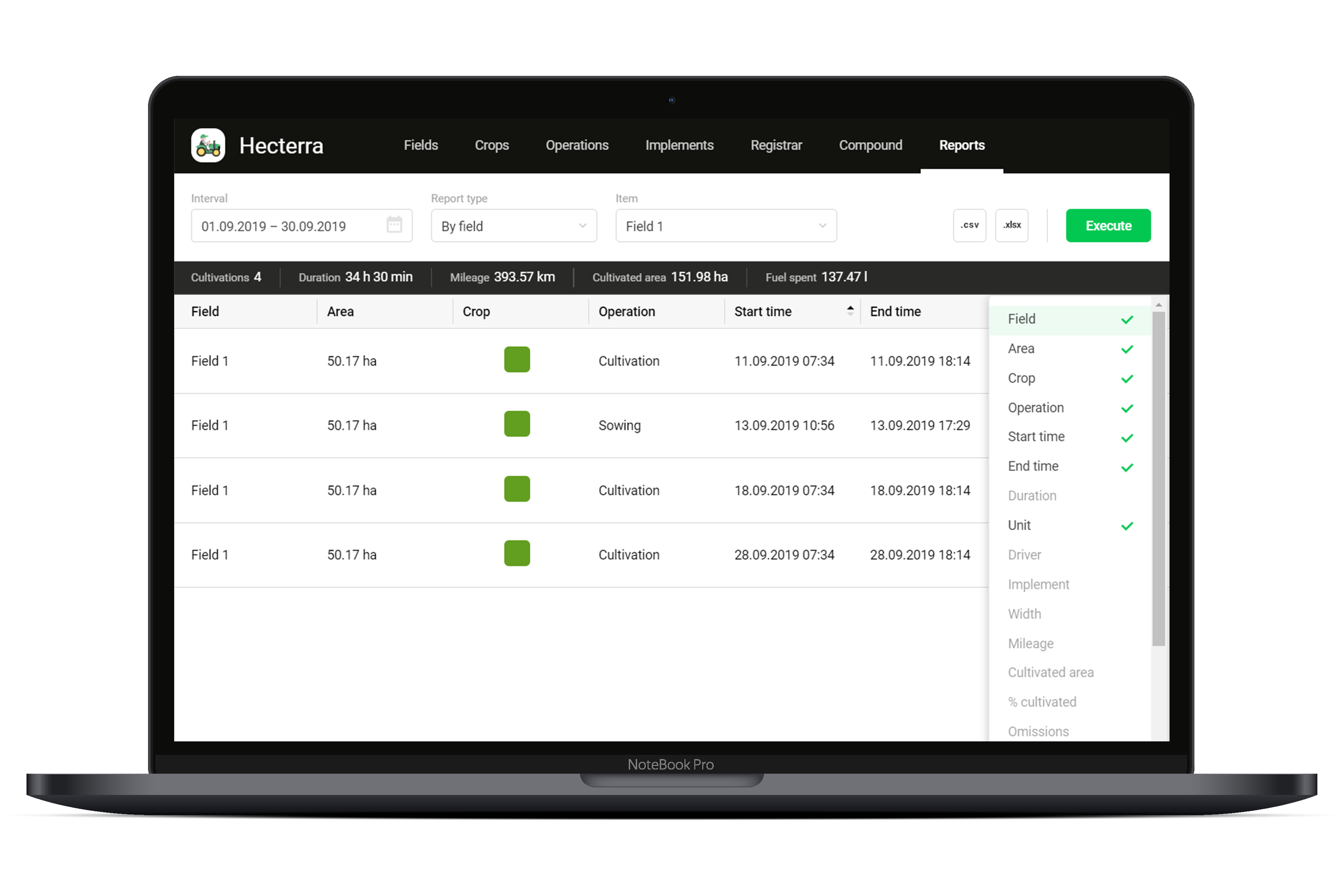 Agriculture Tracking Software