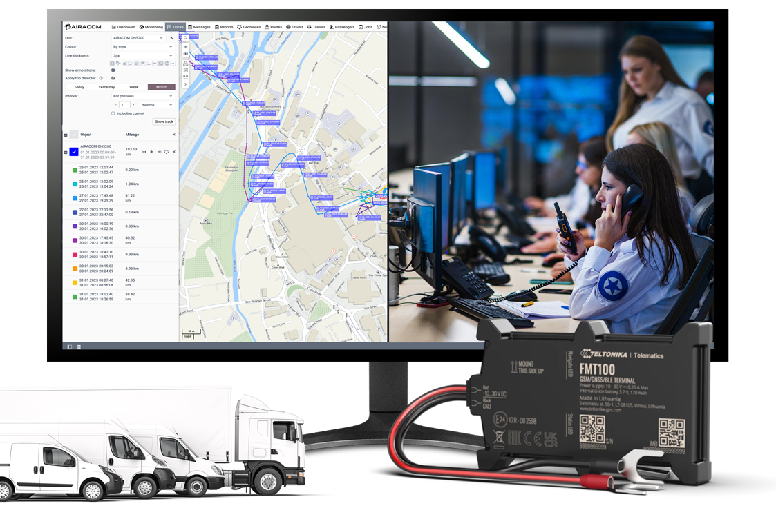 Fleet Tracking Dispatch Console