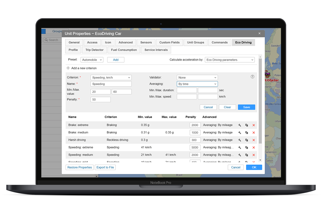 Telematics Driver Behavior