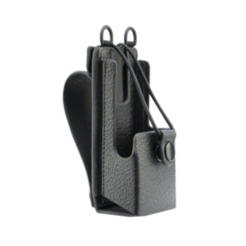 Motorola Hard Leather Carry Case Fixed Belt Loop